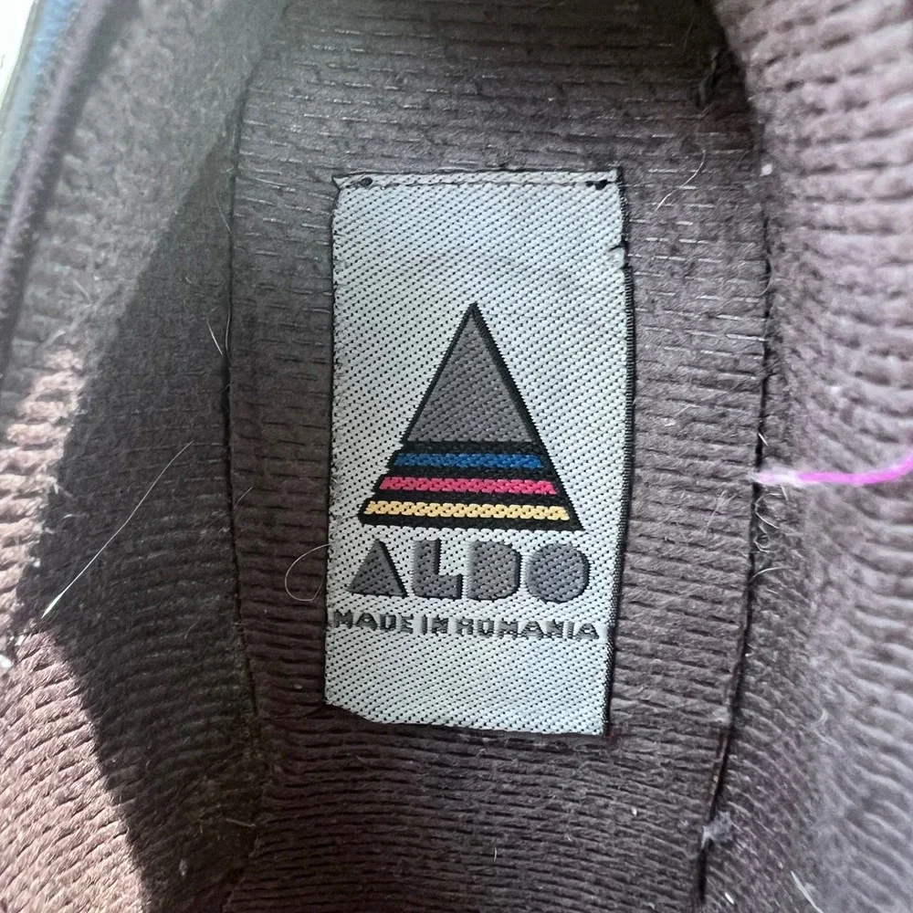 Aldo vintage platform Loafers Chunky Lug Size 37 70's Grunge Y2K Goth Bratz